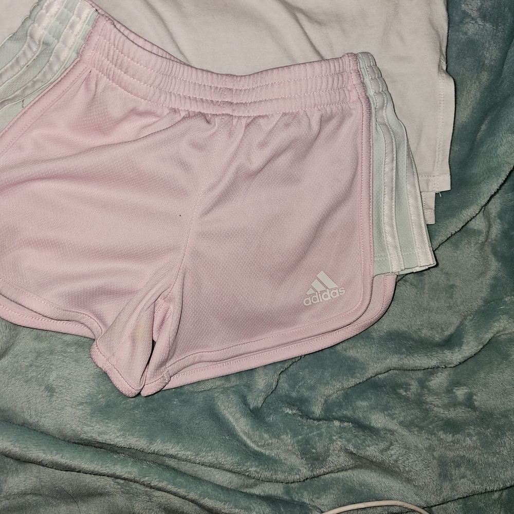 Adidas Kids' Pastel Graphic Tee and Shorts Set - Picture 2 of 13